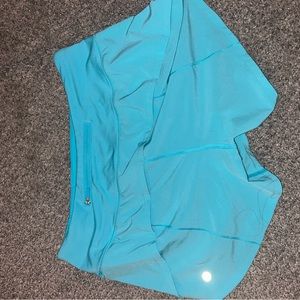 lululemon bright blue shorts size 6